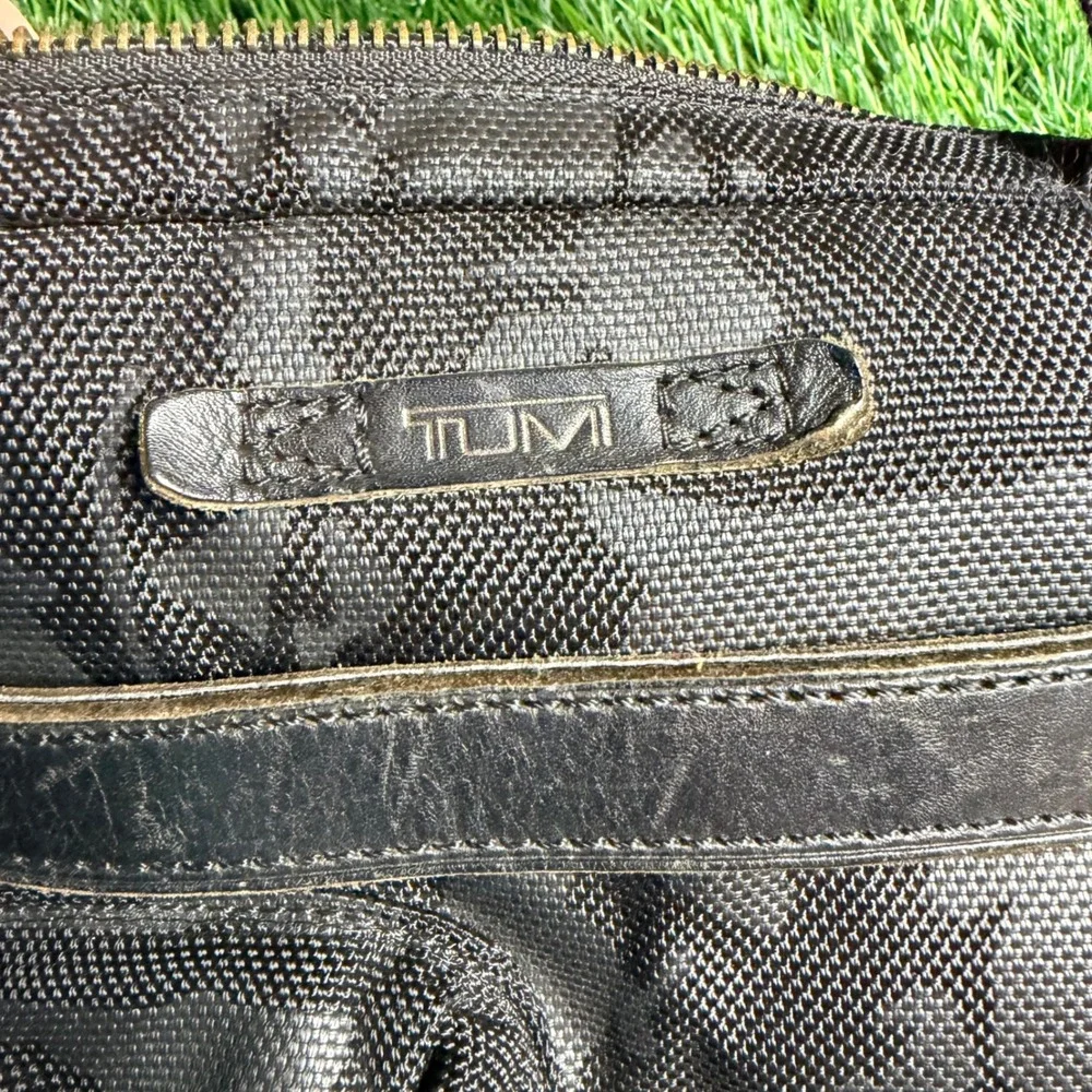Tumi Alpha Bravo Brooks Slim Briefcase Black Camo Ballistic Nylon Bag 61011DCM